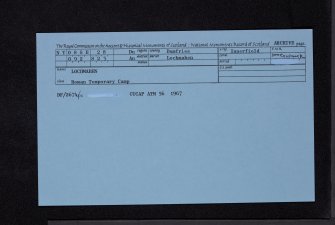 Lochmaben, NY08SE 28, Ordnance Survey index card, Recto