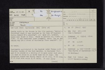 Castlemilk, NY17NW 8, Ordnance Survey index card, page number 1, Recto