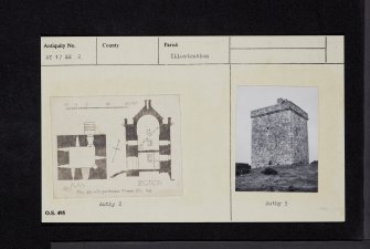 Repentance Tower, NY17SE 2, Ordnance Survey index card, Recto