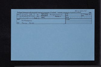 Supplebank, NY17SE 38, Ordnance Survey index card, Recto