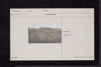Lunelly Tower, NY18SE 7, Ordnance Survey index card, Recto