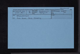 Applegarthtown, NY18SW 43, Ordnance Survey index card, Recto
