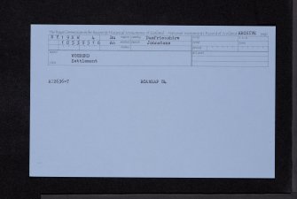 Woodend, NY19NW 4, Ordnance Survey index card, Recto