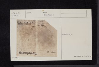 Kirkhill, NY19NW 12, Ordnance Survey index card, page number 1, Verso