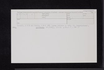 Birrens, NY27NW 4, Ordnance Survey index card, page number 5, Recto