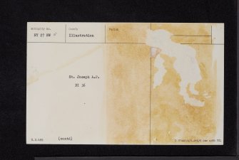 Birrens, NY27NW 5, Ordnance Survey index card, Verso