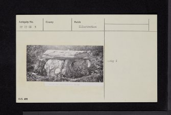 King Schaws Grave, Bank Head Hill, NY29SE 3, Ordnance Survey index card, Recto