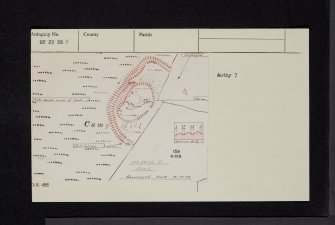 Camp Hill, Bailiehill, NY29SE 8, Ordnance Survey index card, Recto