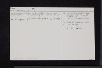 Over Rig, NY29SW 8, Ordnance Survey index card, page number 3, Recto