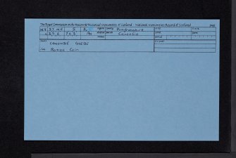 Canonbie Glebe, NY37NE 5, Ordnance Survey index card, Recto