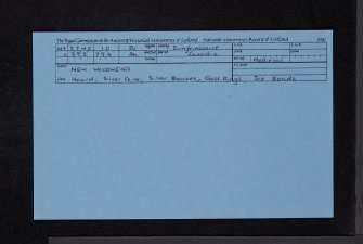 New Woodhead, NY37NE 10, Ordnance Survey index card, Recto