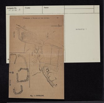 Unthank, NY39SE 5, Ordnance Survey index card, Recto