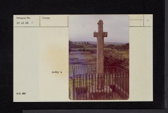 Millholm Cross, NY48NE 2, Ordnance Survey index card, page number 1, Recto