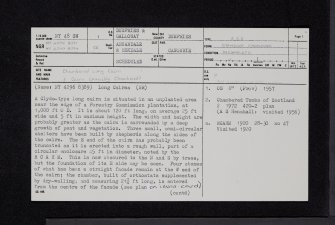 Windy Edge, NY48SW 1, Ordnance Survey index card, page number 1, Recto