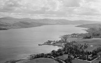 General view of Inveraray from Duniquaich Tower.