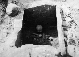 Excavation photograph; cist number 7.