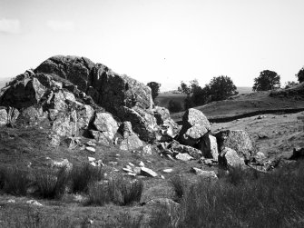 View of outcrop from SW.