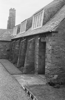 View of Chalmers Memorial Church, Gosford Road, Port Seton, from courtyard to W.