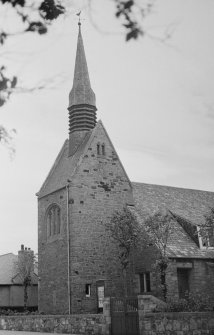 View of tower, Chalmers Memorial Church, Gosford Road, Port Seton.