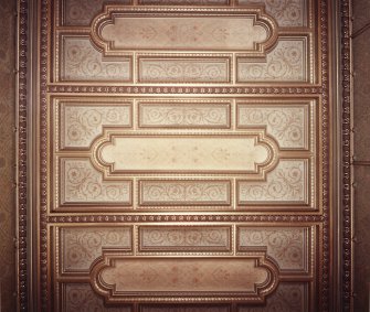 Interior.
Ground floor corridor, ceiling section.