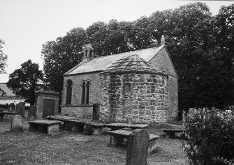 View of Bonkyl and Preston Parish Church from SE.