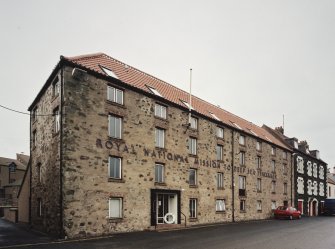 View from SSE of main frontage overlooking the harbour