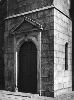 View from W of entrance porch.