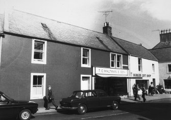 View of shop front.