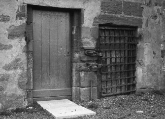 Detail of door and former yett.