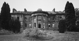 View of main block from E.