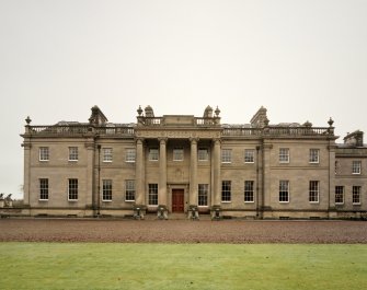 View from NW of entrance front