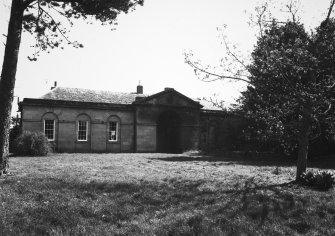 View of arched entrance.