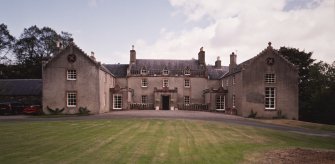 Main entrance front from SSW