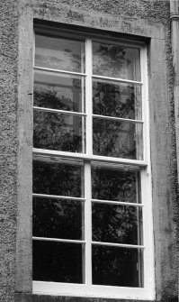 E wing detail of lying pane glazed window
