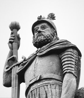 Detail of statue.