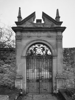 Detail of main gate.