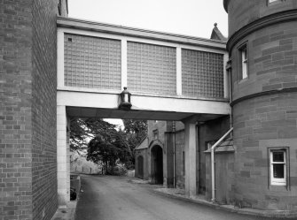 Detail of pedestrian link to N wing.