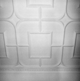 Interior.
Ground floor, morning room, detail of ceiling.