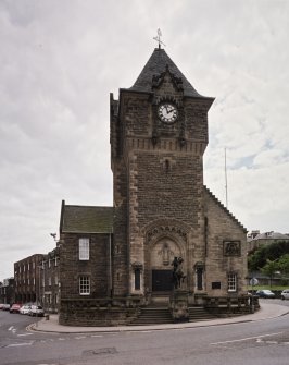 View from NNE showing entrance