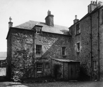 View of E wing from W.