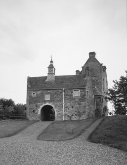 View of gatehouse from W