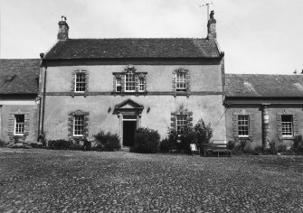 View of entrance front of Groom's House.