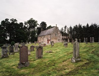 General view from ESE showing church in graveyard