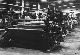 Interior.
General view of looms in weaving department.