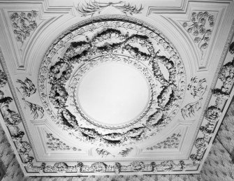 Interior.
Detail of first floor bed chamber ceiling.