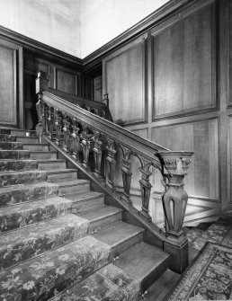 Interior.
Detail of stair balustrade.