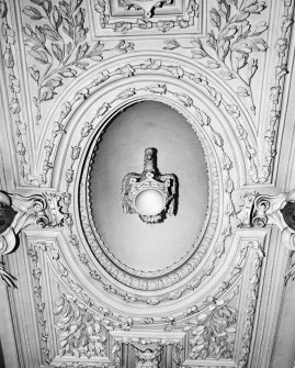 Interior.
Detail of stair well ceiling.