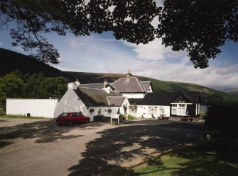 View from SE showing original Inn and later additions