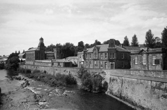 General view, looking SW from the North Bridge, of Wilton Mill.