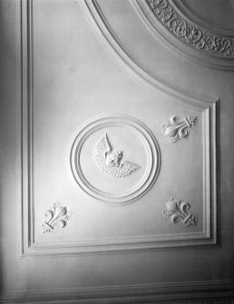 Harden House
Detail of spandril of plaster ceiling in drawing room